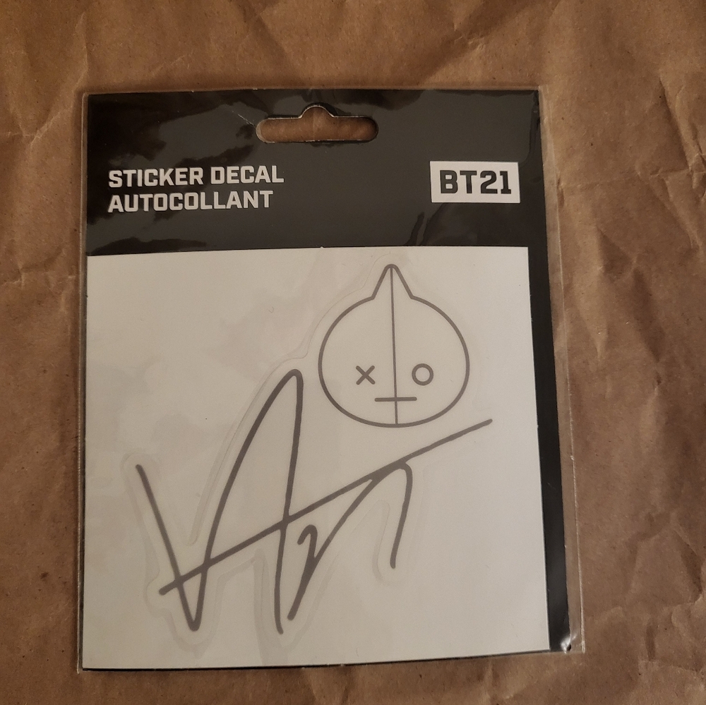 BTS Van KPOP Autograph Decal/Sticker